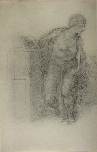 Study for a Figure of the Virgin